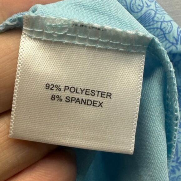 Peter Millar Caddyshack Print Summer Comfort Performance Polo size Small - Picture 6 of 6